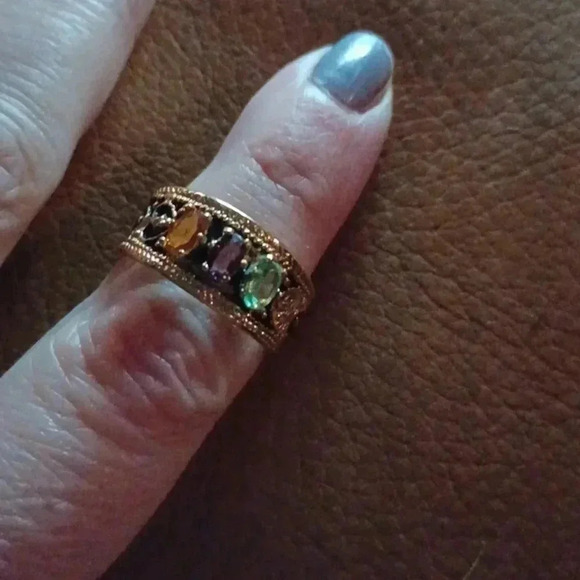 💙🌹Gold-plated Mother's ring. yellow - Picture 8 of 8